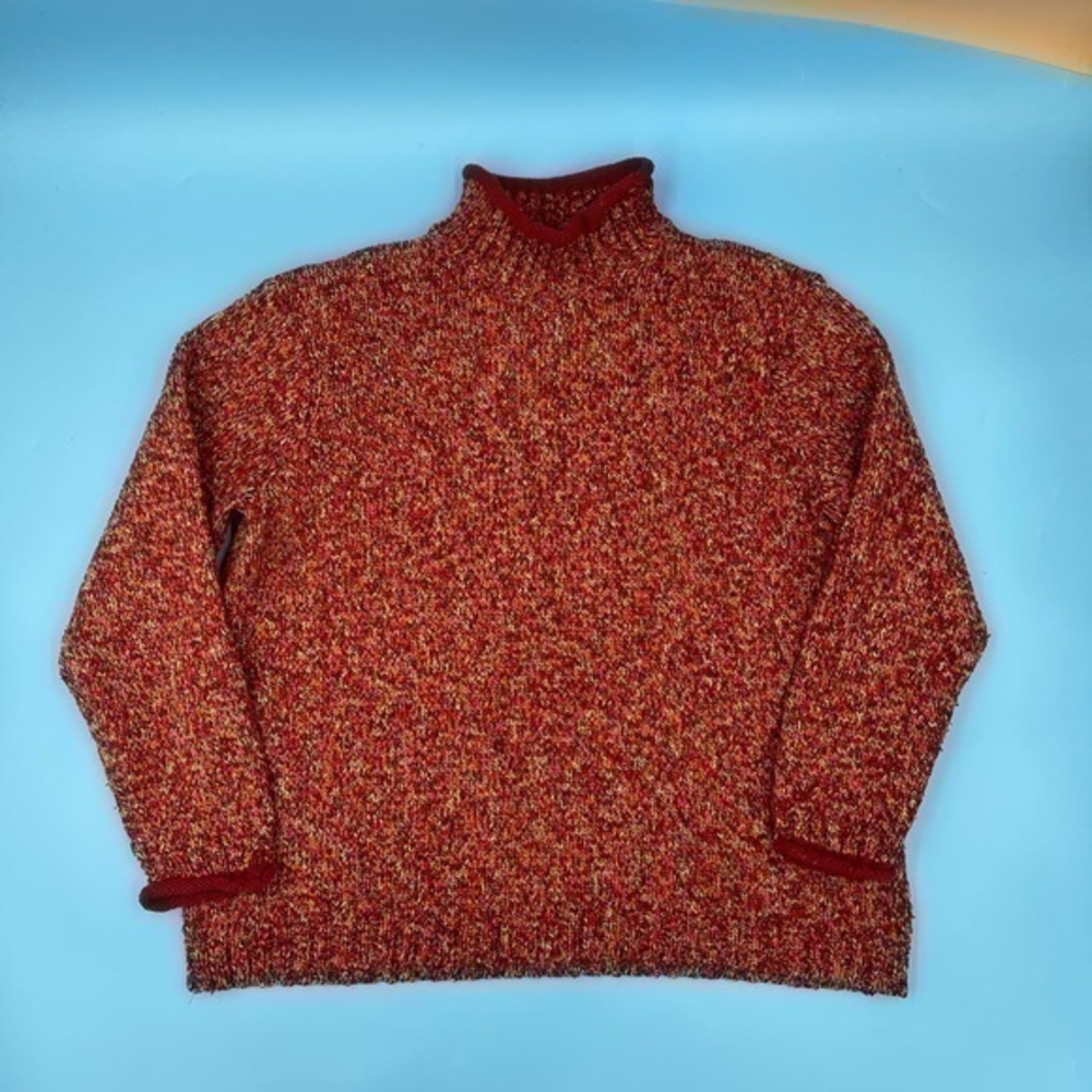 Cappagallo Knitted Partial Turtle Neck Sweater
